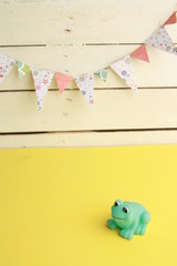 child toy for green frog bathtub