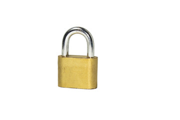 padlock isolated on white background