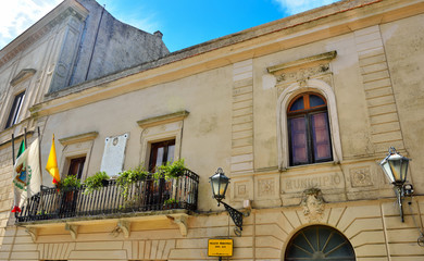 municipal palace 19th century  Erice Sicily 