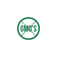 Green Regenerative Vector Illustration of No GMO's