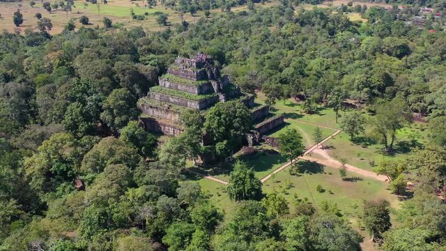 The temple of Koh Ker , North of Cambodia