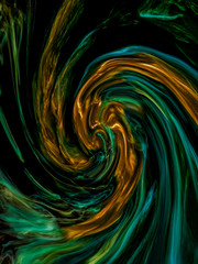 Abstract modern art. Colourful vibrant futuristic pattern. Dynamic bright multicolor background. Fractal artwork for creative graphic design