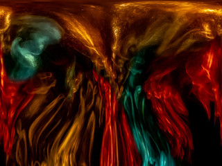 Abstract modern art. Colourful vibrant futuristic pattern. Dynamic bright multicolor background. Fractal artwork for creative graphic design