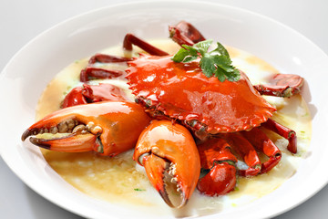 Special Fried Crab with chinese wine