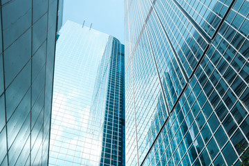 Fototapeta na wymiar modern office building glass facade