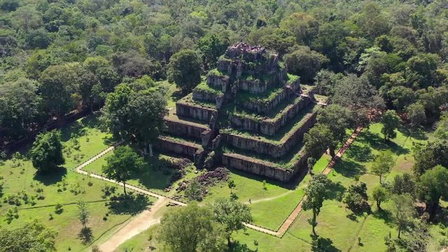 The temple of Koh Ker , North of Cambodia