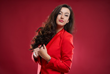 Fototapeta premium Attractive young businesswoman