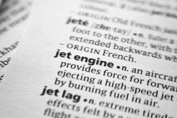 Word or phrase Jet engine in a dictionary.