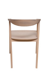 simple wood armchair