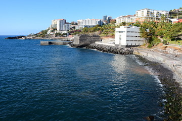 Obraz premium view of city island 