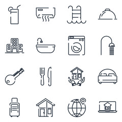 Real Estate set icon template color editable. Real Estate pack symbol vector sign isolated on white background icons vector illustration for graphic and web design.