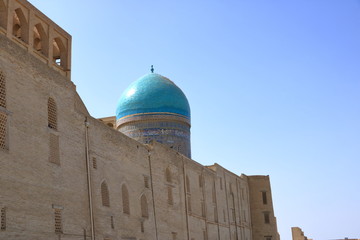 View of the complex Poi Kolon Bukhara, Uzbekistan. UNESCO world Heritage