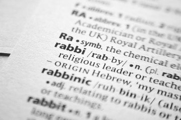 Word or phrase Rabbi in a dictionary.