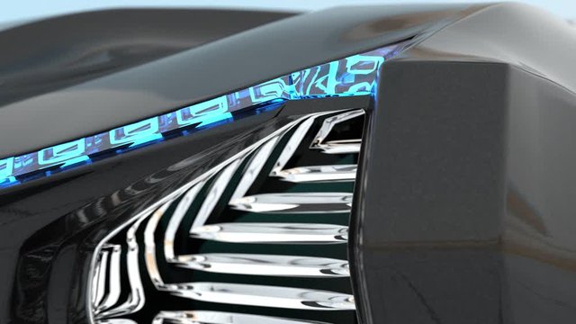 3D car bottom smooth camera movement