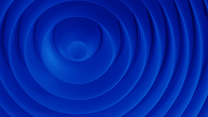 Fototapeta na wymiar blue 3d abstract architecture background, circle concentric, abstract background wallpaper. 