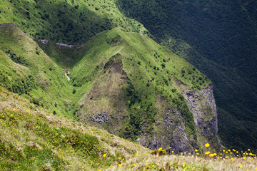 Crater closeup, Faial