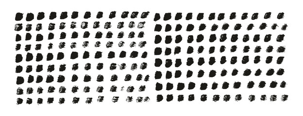 Flat Paint Brush Thin Straight Lines High Detail Abstract Vector Background Set 