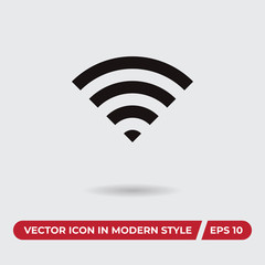 Wifi vector icon, simple sign for web site and mobile app.