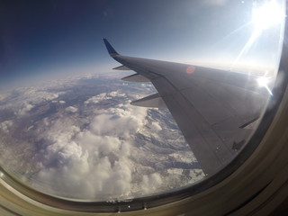 Fototapeta premium Plane sky
