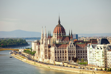 Obraz premium building of the Parliament in Budapest, Hungary