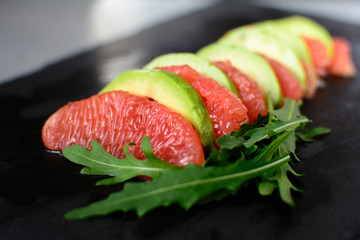 AVOCADO GRAPEFRUIT SALAD. It is easy, healthy and delicious.