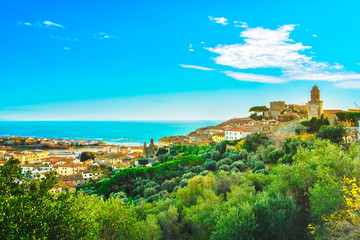 Castiglione della Pescaia, old village. Maremma Tuscany, Italy