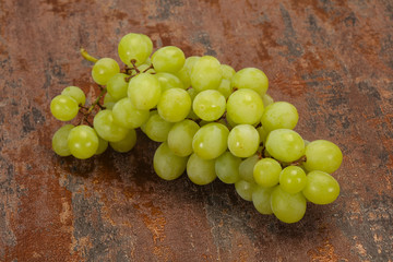Sweet ripe Green grape branch