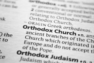 Word or phrase Orthodox Church in a dictionary.