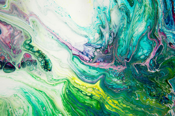 acrylic, paint, abstract. Closeup of the painting. Colorful abstract painting background. Highly-textured oil paint. High quality details. Marbling. Marble texture. Paint splash. Colorful fluid