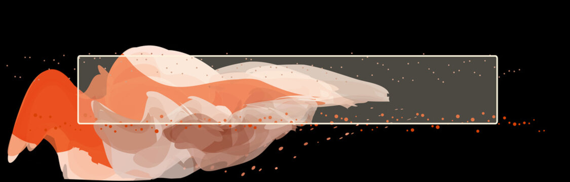 Trendy Banner or header with copy space in a modern, flowing, vibrant colorful background.