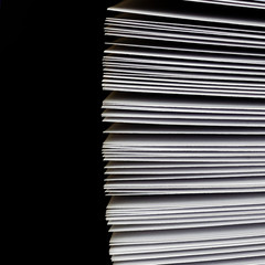 White open-book pages close-up. ready to read