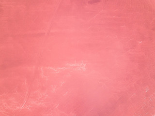 Salt Pink Lake from the aerial perspective. Walwis Bay, Namibia