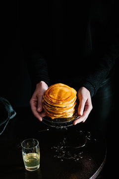 Pancakes with Honey