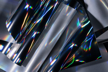 Reflection of light on holographic foils