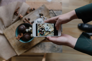 Homemade chocolate cupcakes
