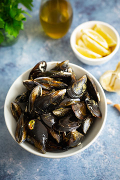 Mussels on the table