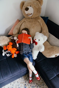 When your fashion statement sandals match your book...