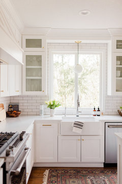 White and Neutral Contemporary Kitchen