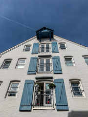 Old houses in Husum, Germany