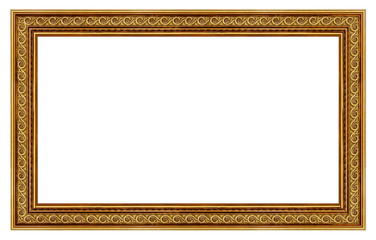 Vintage golden frame
