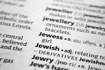Word or phrase Jewess in a dictionary.