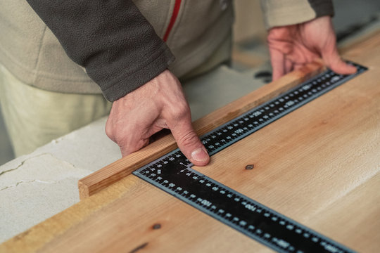 Carpenter working in studio