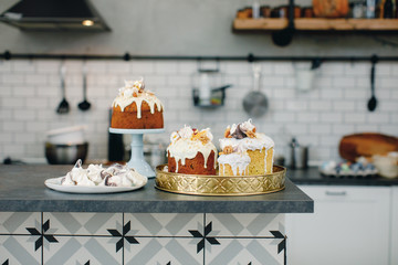 Delicious pastry at a contemporary kitchen