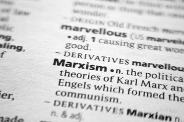 Word or phrase Marxism in a dictionary.