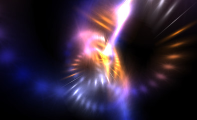 Abstract background of energy clots