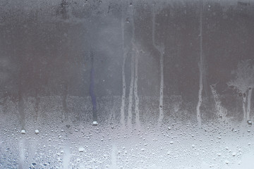  foggy glass texture with water drops