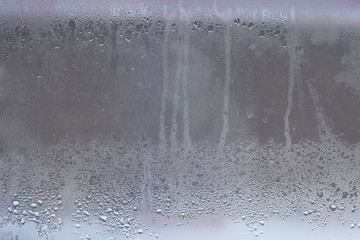  foggy glass texture with water drops