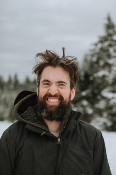 Man Making Funny Facial Expression