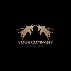 bull logo design, bull symbol
