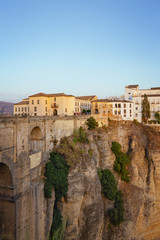 Naklejka na ściany i meble Ronda, city in the Spanish province of Malaga 
